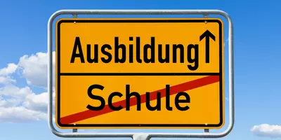 Wechsel von der Schule zur Ausbildung