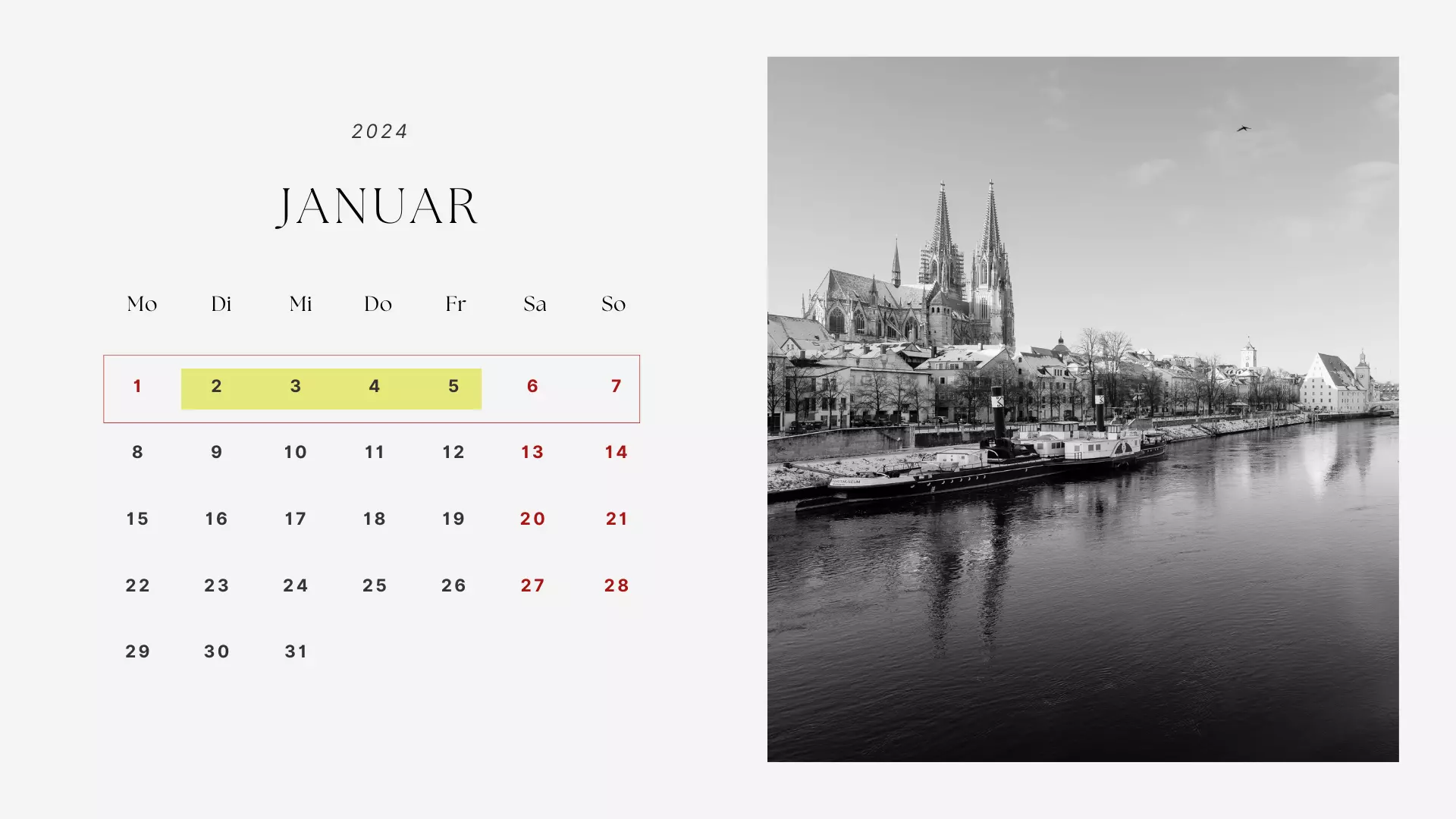 Foto Kalenderblatt Januar 2024_Motiv Regensburg
