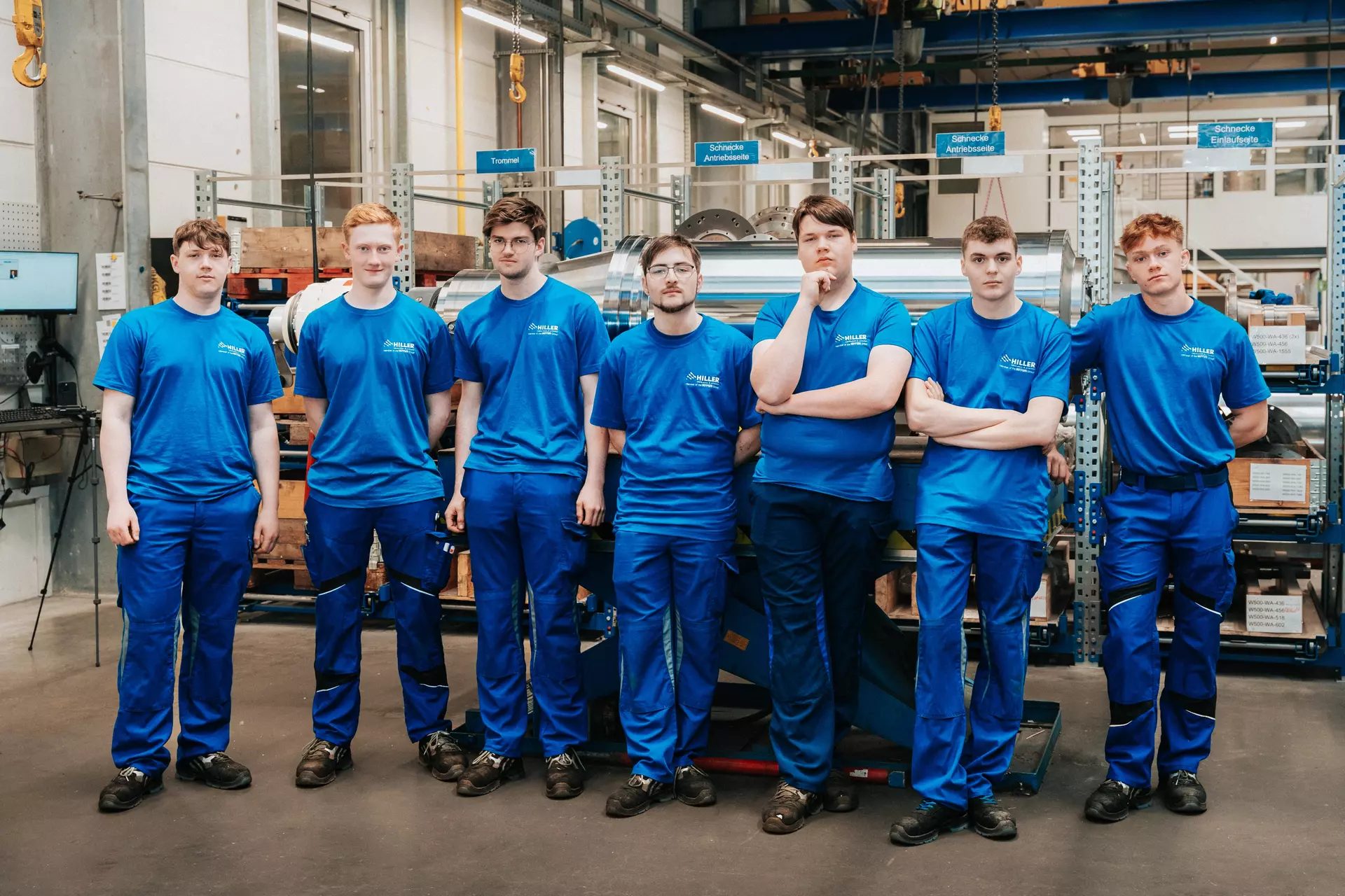 Nachwuchsförderung wird bei dem Vilsbiburger Unternehmen großgeschrieben. Foto: Hiller GmbH Nachwuchsförderung wird bei dem Vilsbiburger Unternehmen großgeschrieben. Foto: Hiller GmbH
