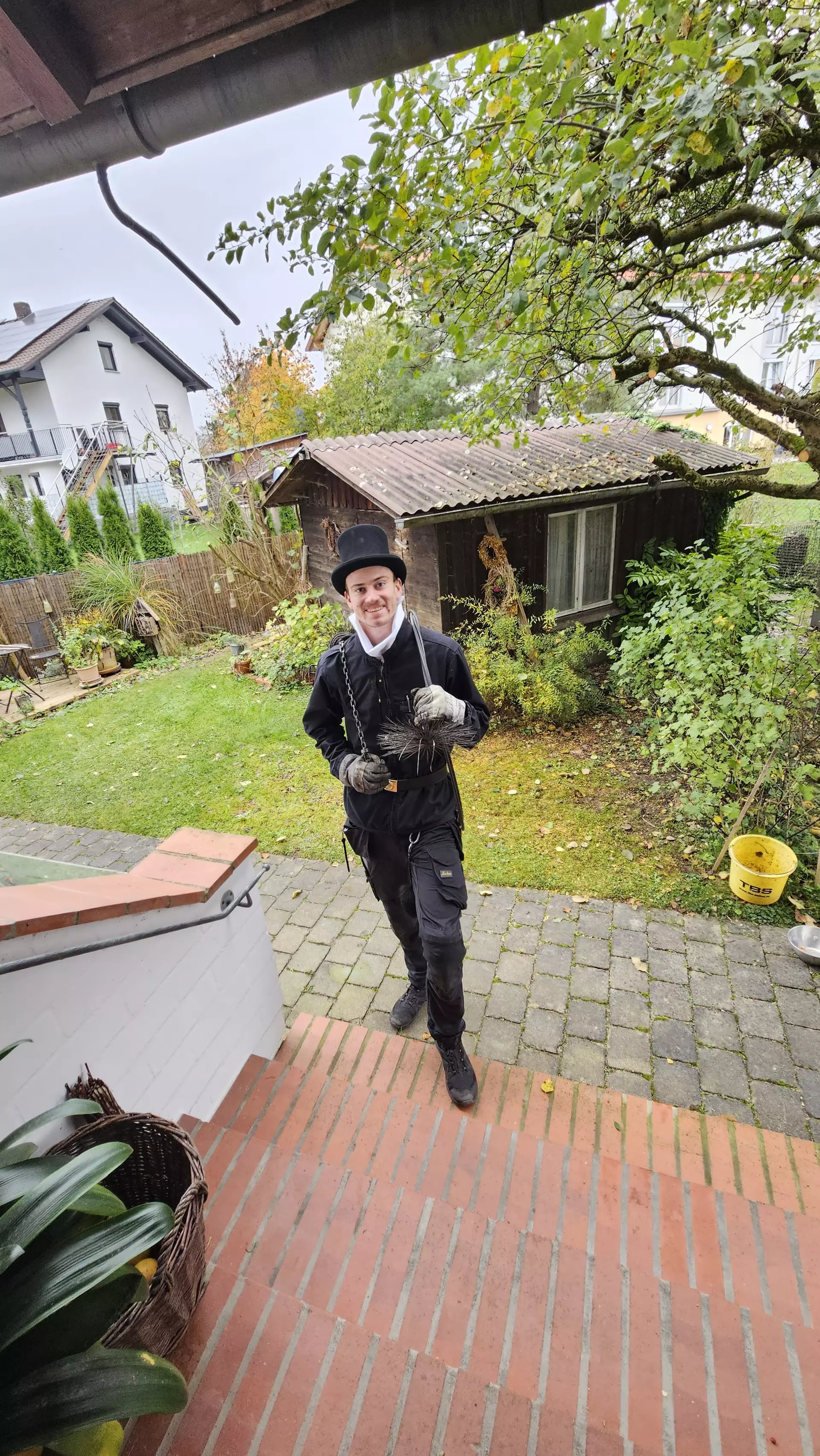 Vinzenz Brandstetter ist seit letztem Jahr Kaminkehrermeister. Foto: Vinzenz Brandstetter